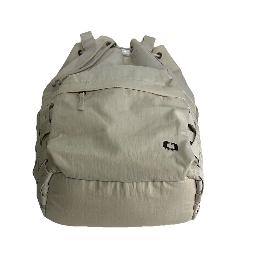 OGIO Cream Drawstring Duffel Backpack - Picture 2 of 13